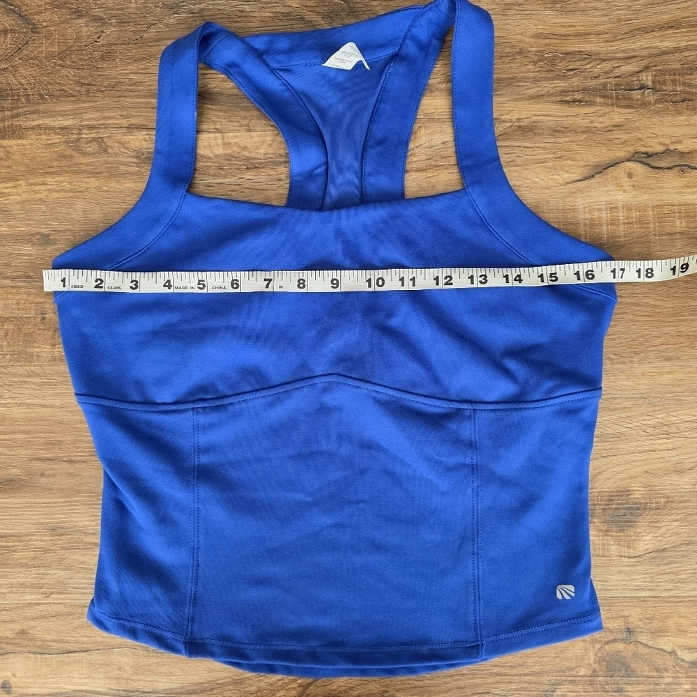 Markia Women's Blue Athletic Racerback Tank Top Size Medium - Picture 7 of 10